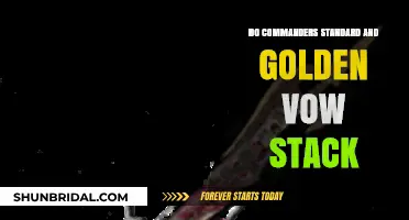 Commanders' Standard and Golden Vow: Do Their Effects Stack?