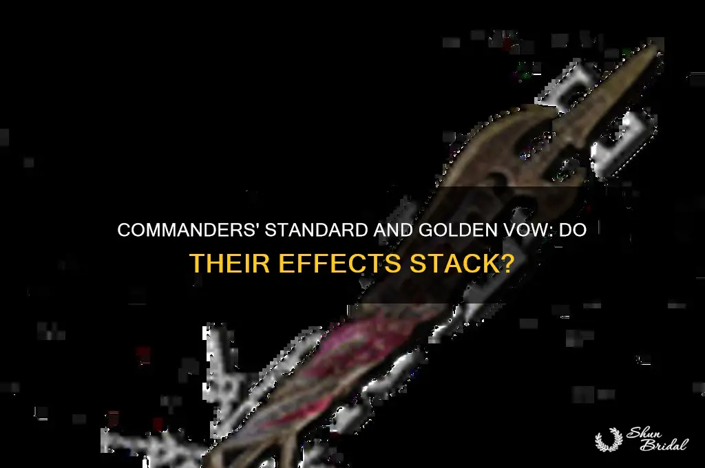 do commanders standard and golden vow stack