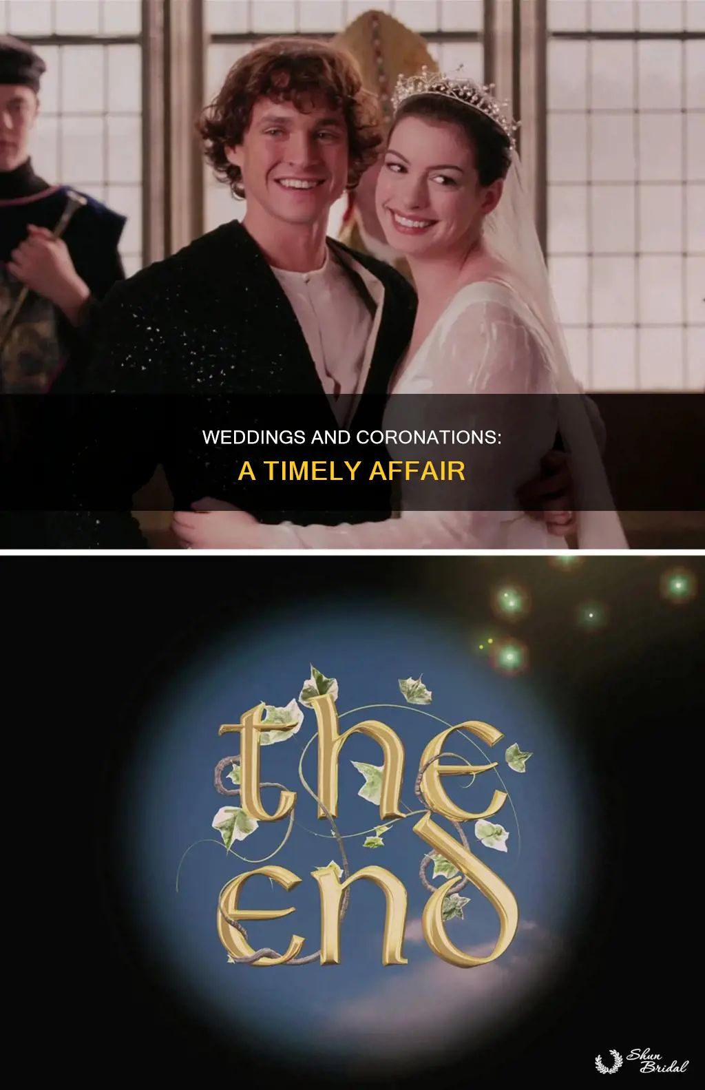 do coroantions and weddings take place at the same time