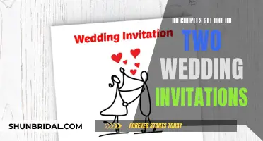 Wedding Invitation Etiquette for Couples: One or Two?