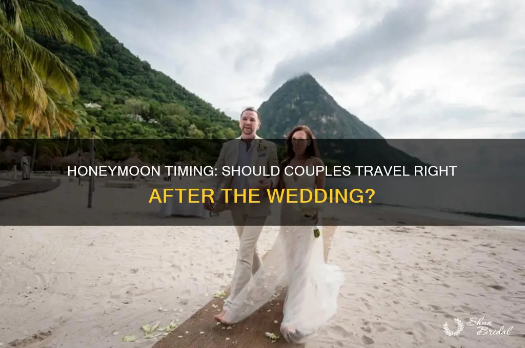 do couples go a honeymoon right after their wedding