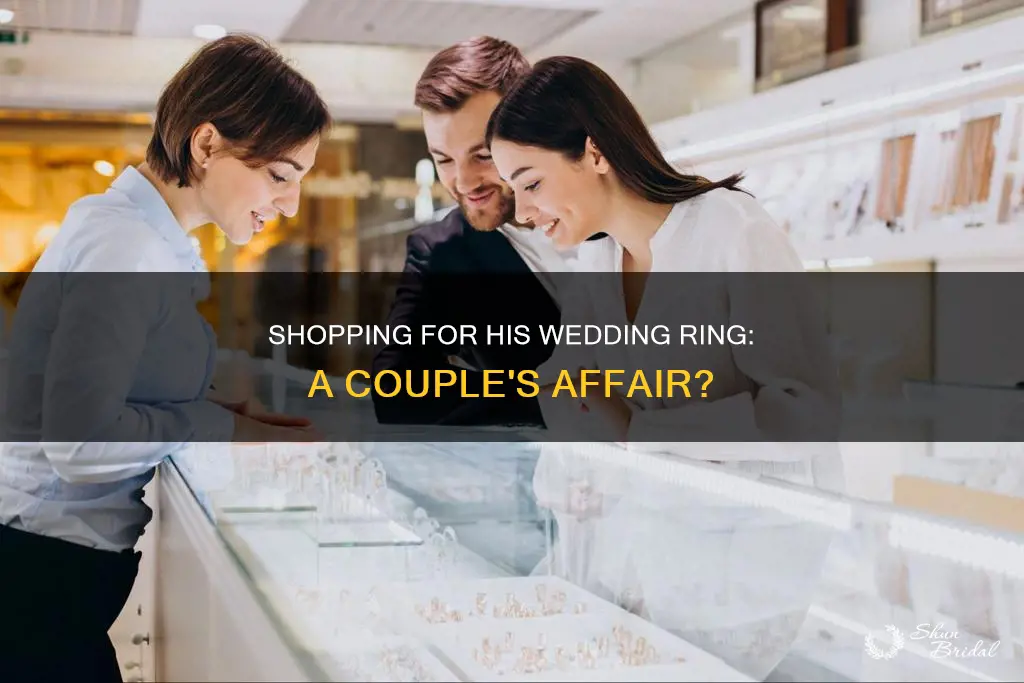 do couples go shopping together for the man wedding ring