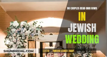 Personalizing Jewish Wedding Vows: Couples' Choices
