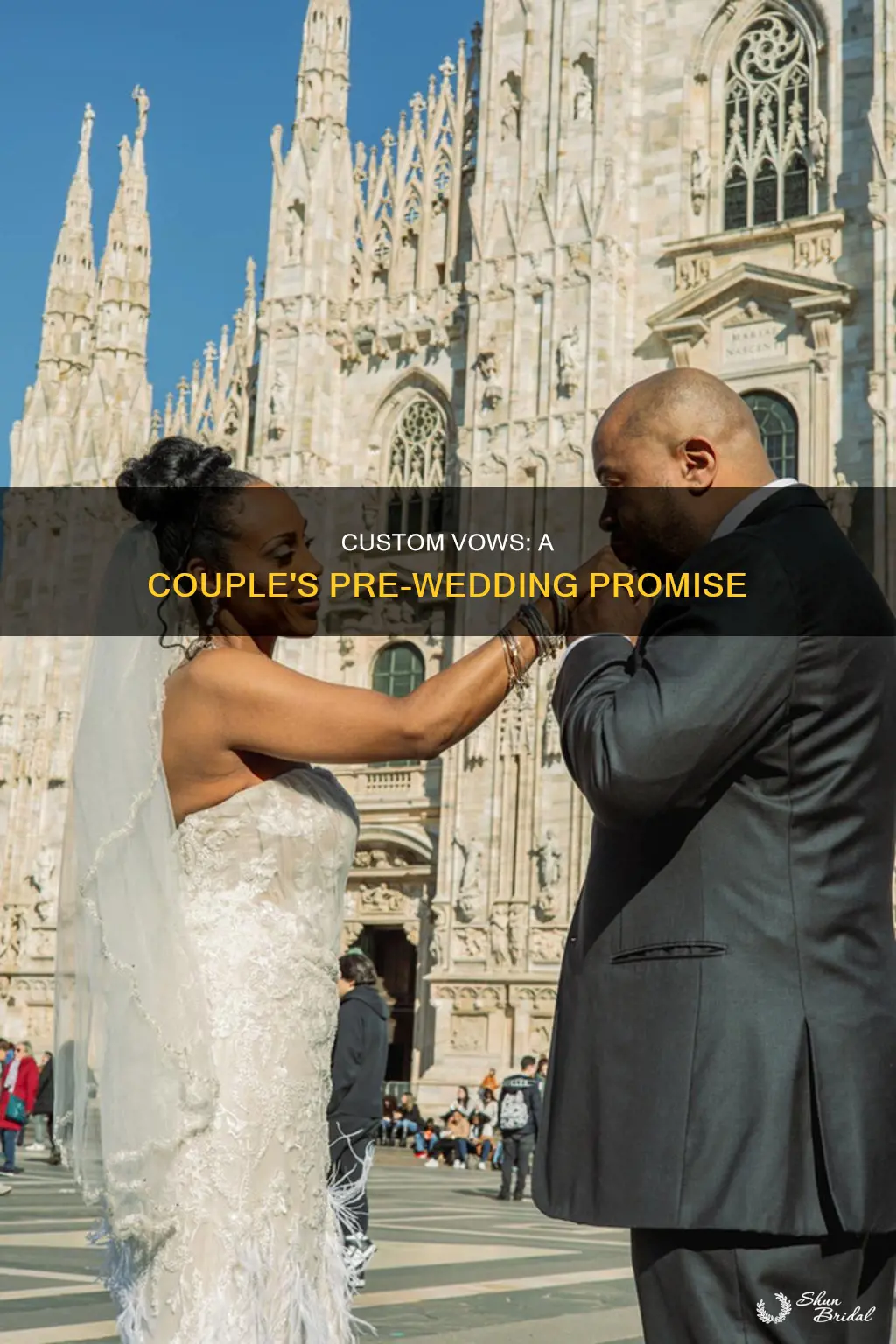 do couples share vows before wedding