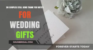 Are Thank You Notes for Wedding Gifts Still a Thing?