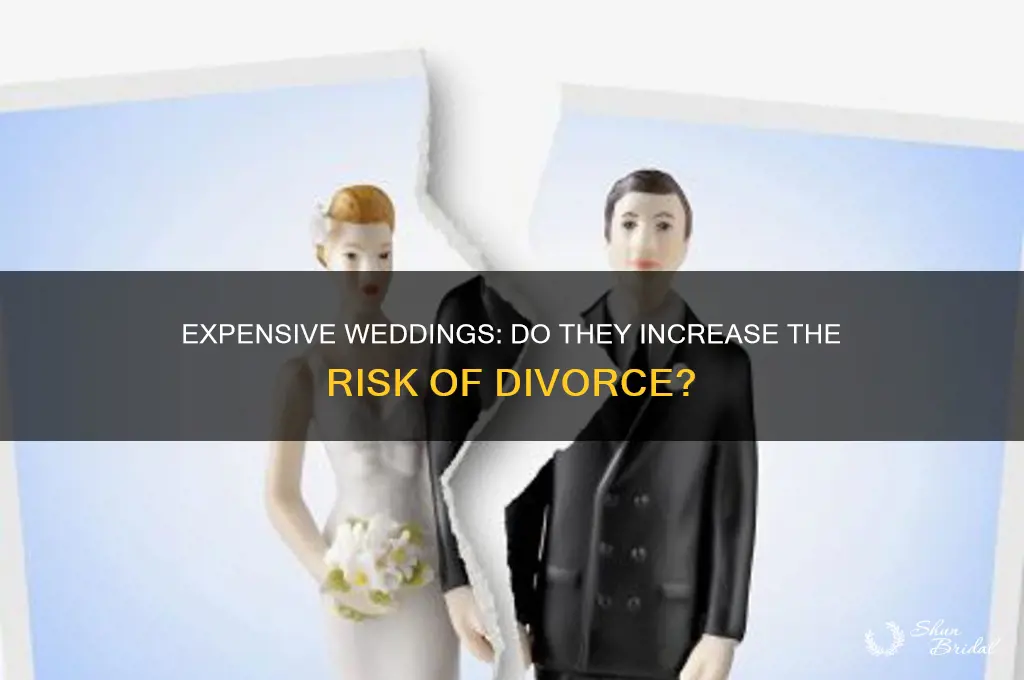 do couples with expensive weddings increased divorce risk