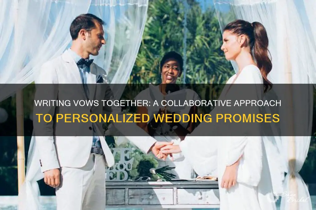 do couples write vows together