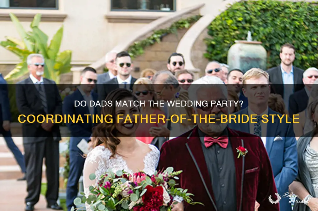 do dads match the wedding party