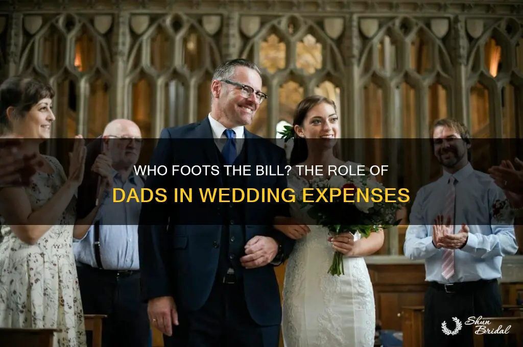 do dads pay for weddings