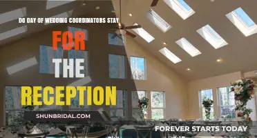 Do Wedding Coordinators Stay for the Reception? What to Expect
