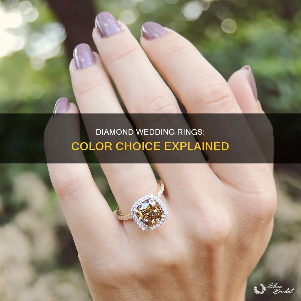 do diamonds on wedding rings have to be certain colors