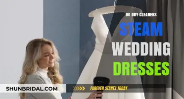 Steaming Wedding Dresses: Dry Cleaners' Role