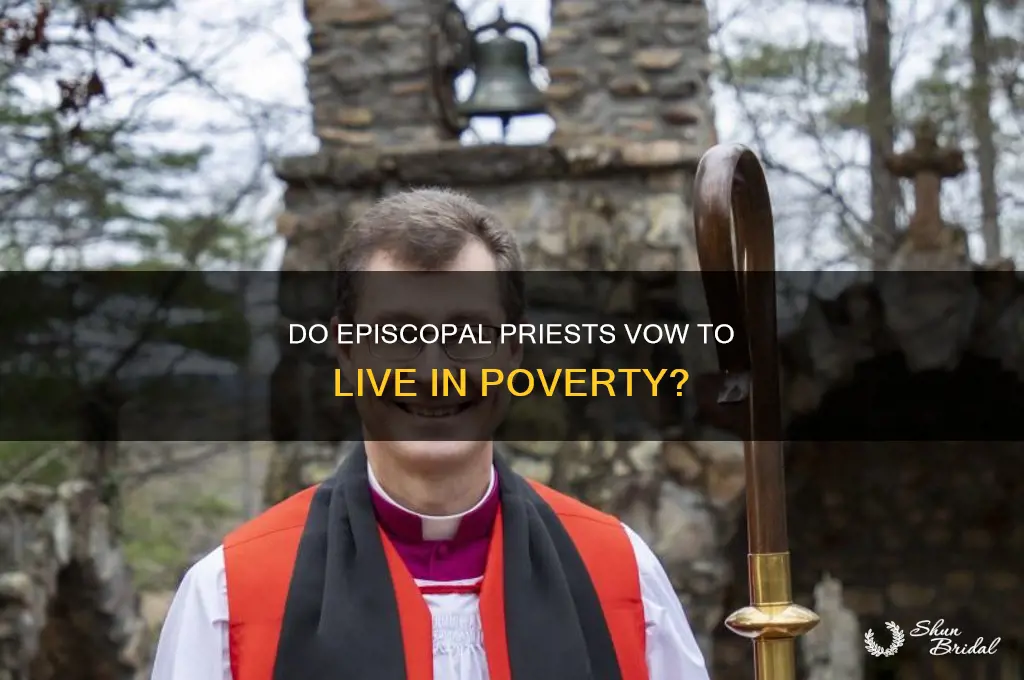 do episcopal priests take a vow of poverty