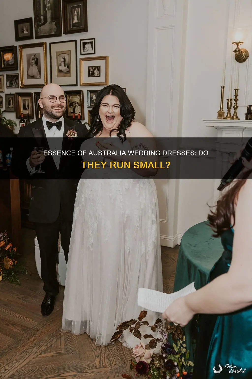 do essence of australia wedding dresses run small
