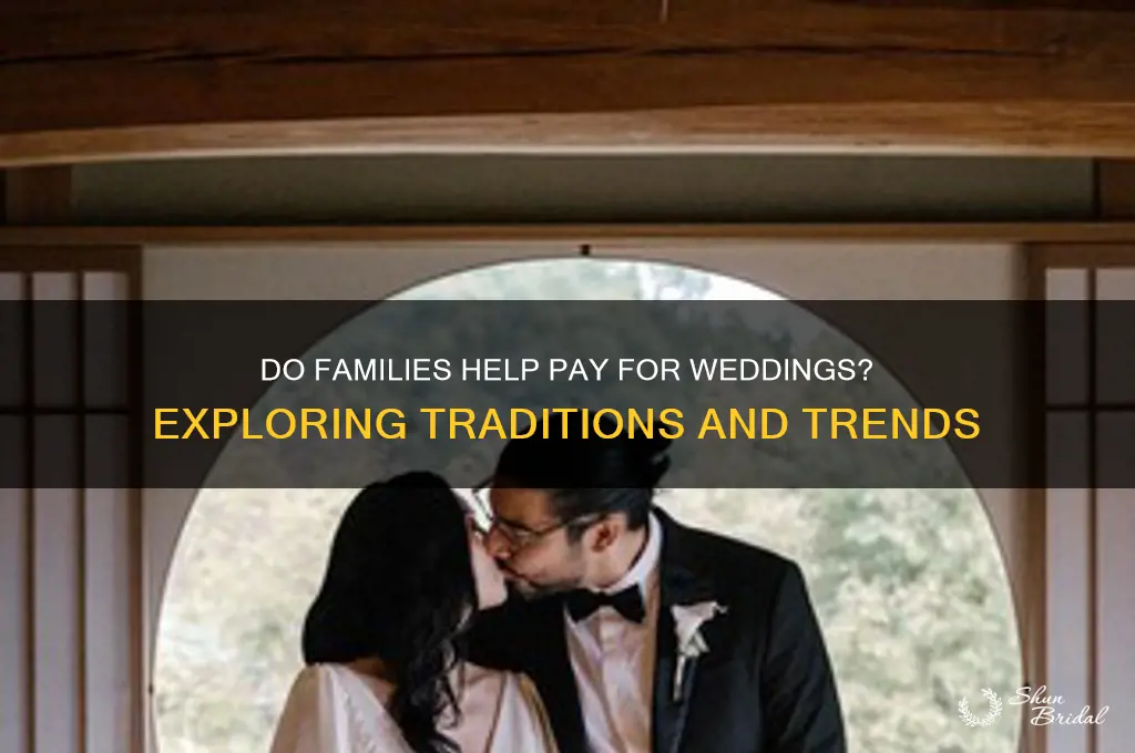 do families help pay for weddings