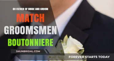 Should the Father of the Bride and Groom Match Groomsmen Boutonnieres?
