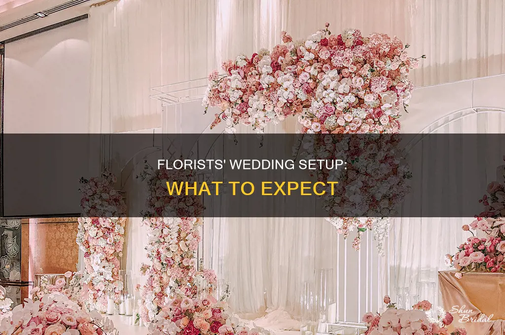 do florists set up at weddings