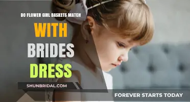 Do Flower Girl Baskets Match the Bride's Dress? A Guide