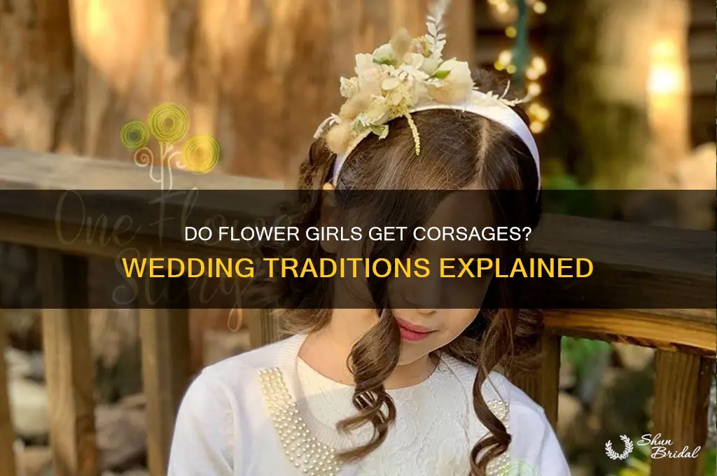 do flower girls get corsages