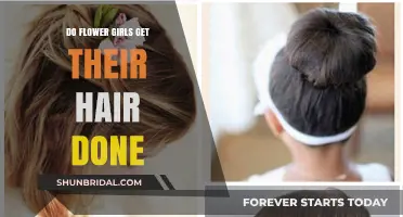 Do Flower Girls Get Their Hair Professionally Styled for Weddings?