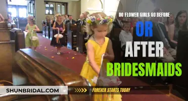 Flower Girls: Before or After Bridesmaids?