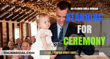 Do Flower Girls Stay Standing During the Wedding Ceremony?