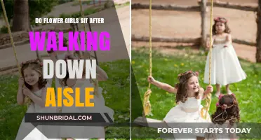 Do Flower Girls Sit After Walking Down the Aisle?