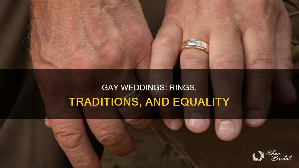 do gay men need wedding rings