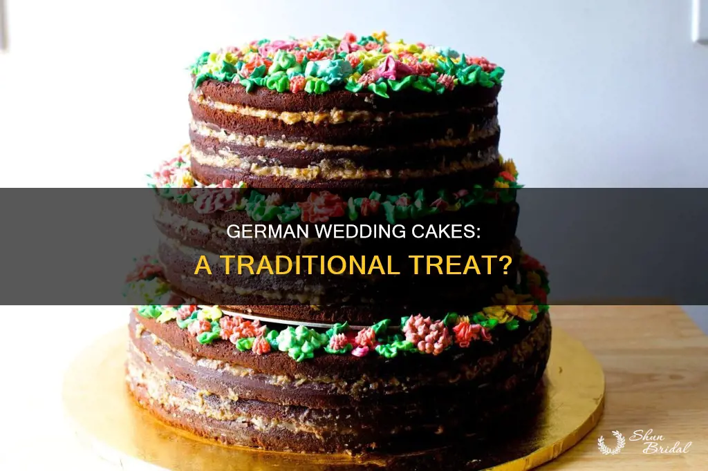 do german weddings have cakes