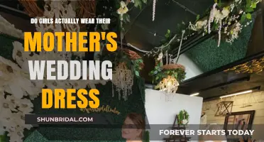 Mothers' Wedding Dresses: Daughters' Dream or Disaster?