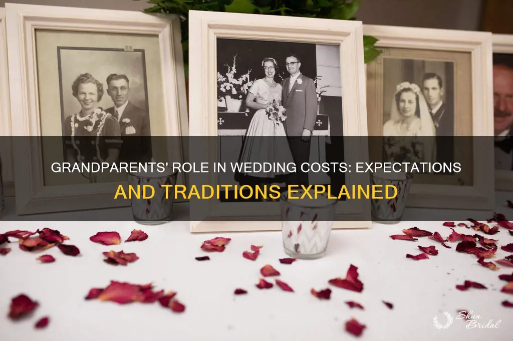 do grandparents help pay for wedding