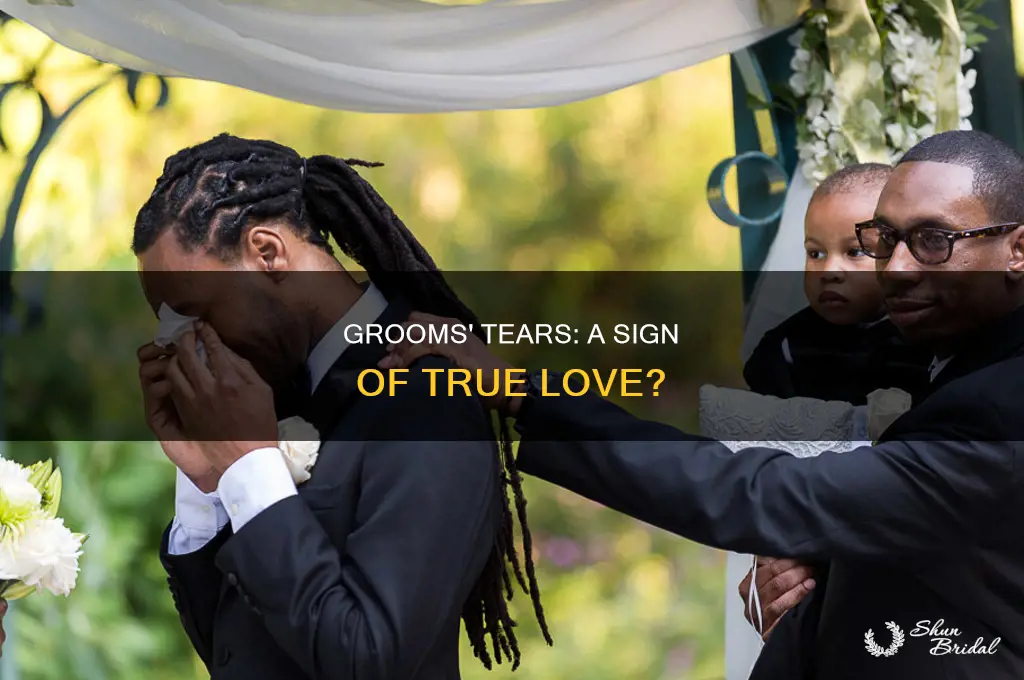 do grooms cry at weddings