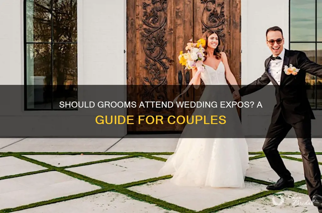 do grooms go to wedding expos