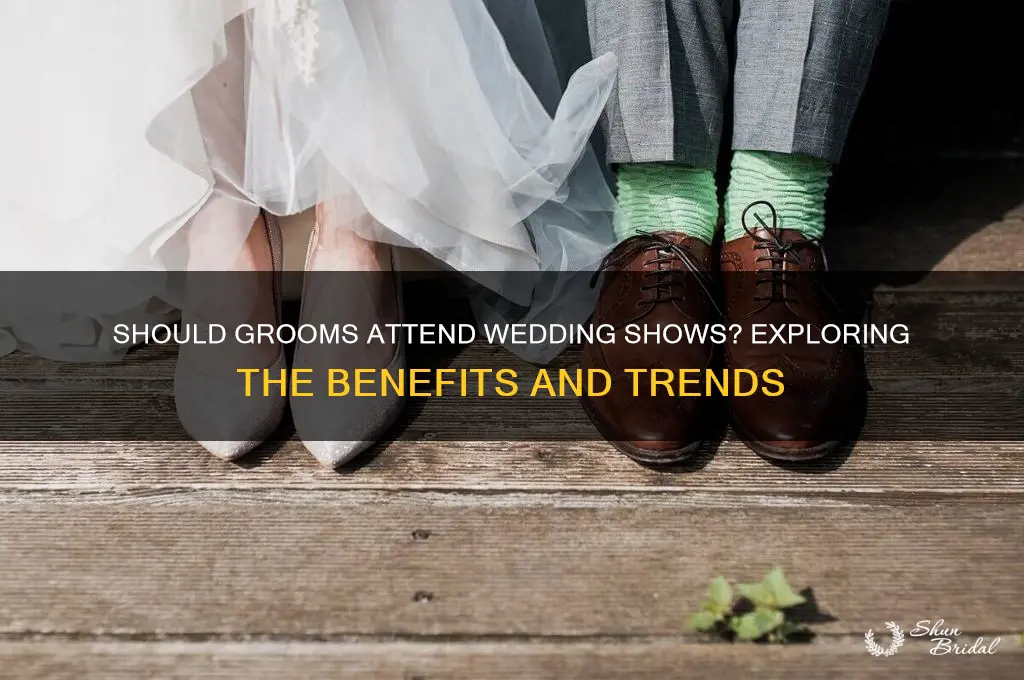 do grooms go to wedding shows
