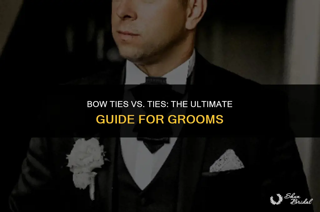 do grooms wear bow ties or ties