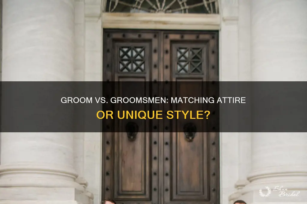 do grooms wear the same as groomsmen