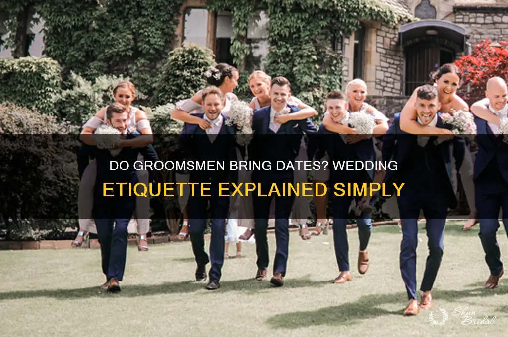 do groomsmen bring dates