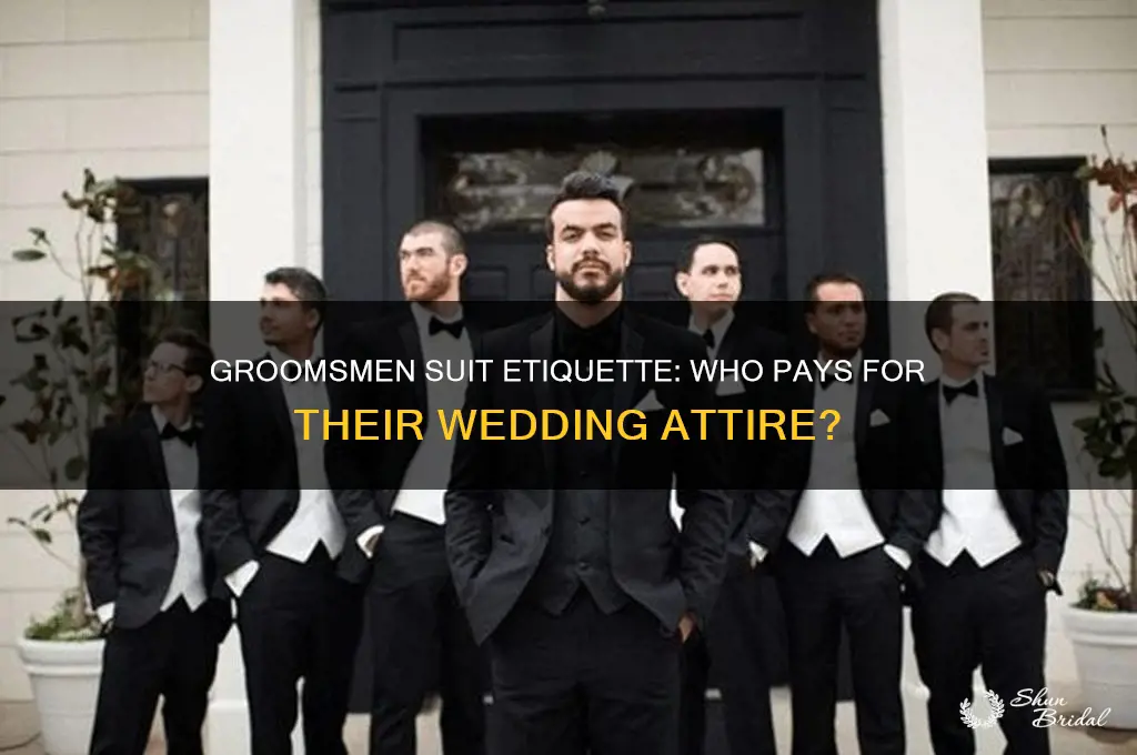 do groomsmen buy their own suits