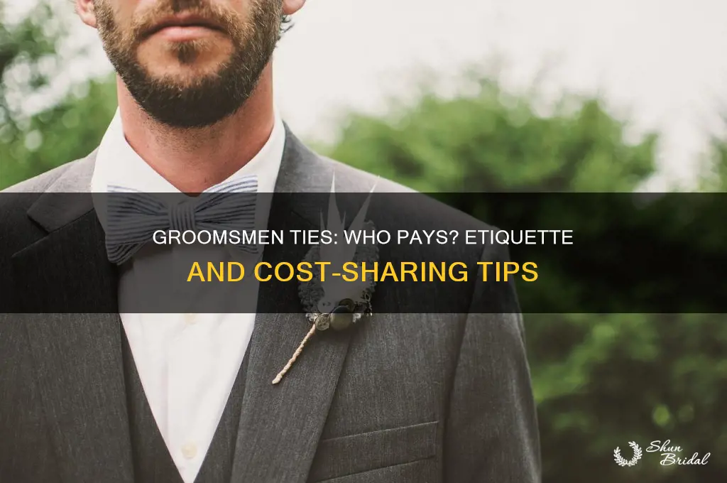 do groomsmen buy their own ties