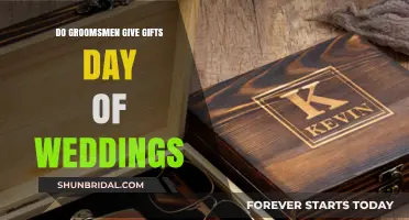Groomsmen Gift Etiquette: Should They Give Presents on the Wedding Day?