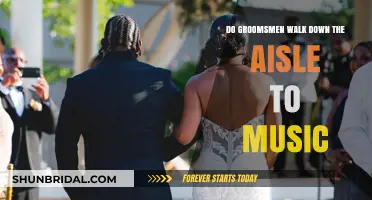 Groomsmen Walking Down the Aisle: Music or Silence?