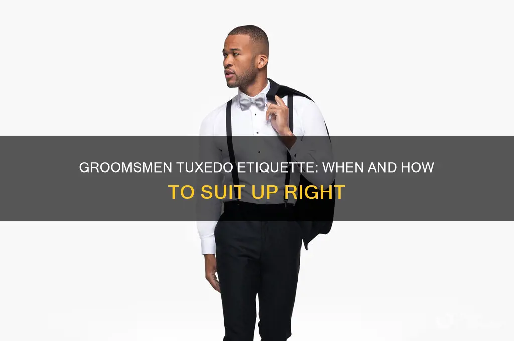 do groomsmen wear tuxedos