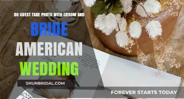 Capturing Moments: Guest Photos with Bride and Groom at American Weddings