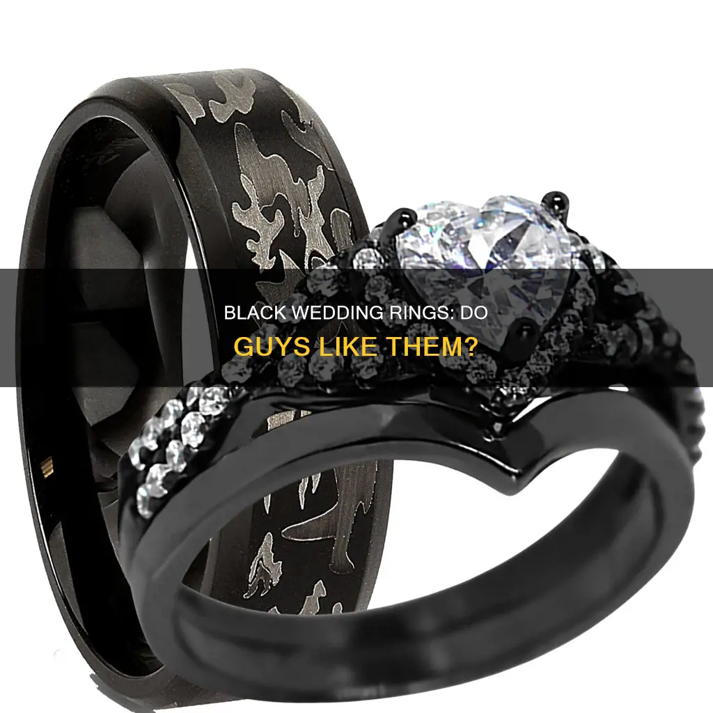 do guyd like black wedding ring
