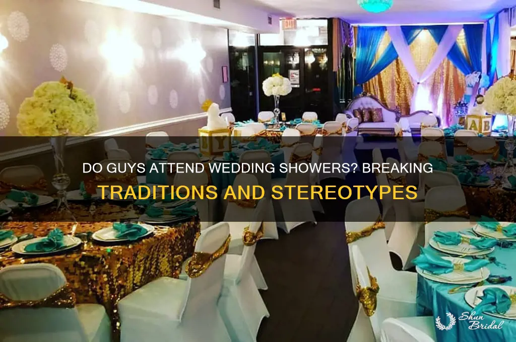 do guys go to wedding showers