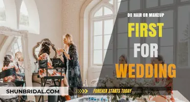 Wedding Prep: Hair or Makeup First?
