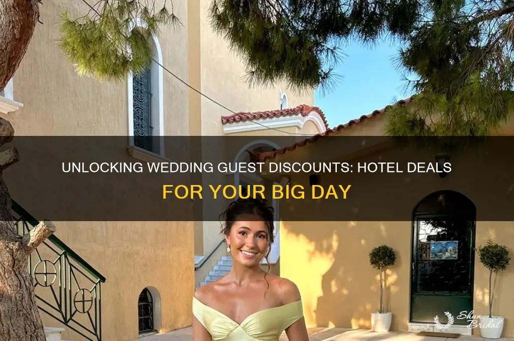 do hotels give discounts for wedding guests