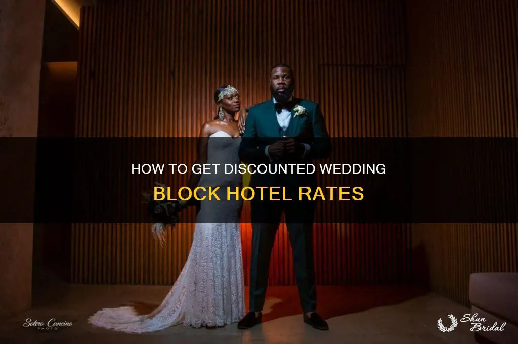 do hotels lower prices for wedding blocks