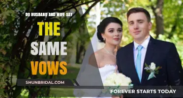 Do Husband and Wife Recite Identical Vows? Unveiling Wedding Traditions