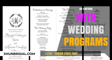 Wedding Programs: To Have or Not to Have?